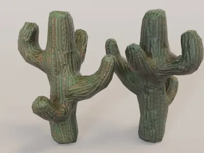 Castus model for unity engine Low-poly 3D model