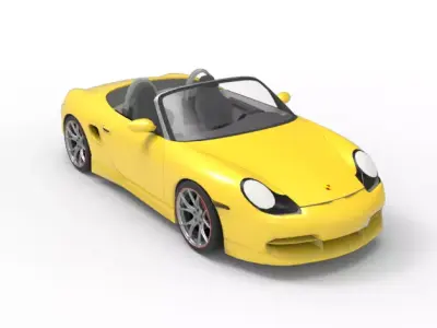 2003 Porsche Boxster 3D model