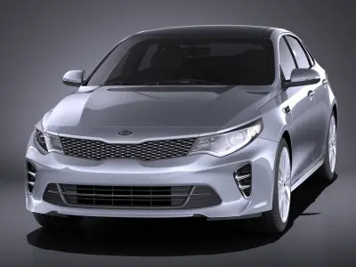 Kia Optima GT 2017 VRAY 3D model