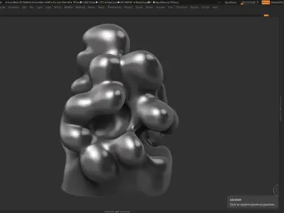 Modern Abstract Decorative sculpture 3d print model 43 3D print model