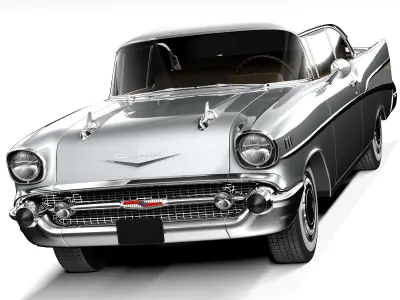 Chevrolet Bel Air Coupe 1957 3D model