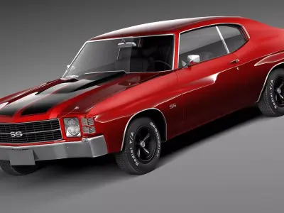Chevrolet Chevelle SS CG 1971 3D model