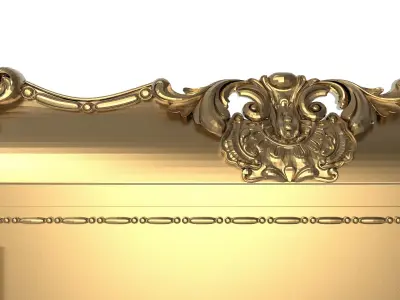 Carved Picture Frame 3D model 24
