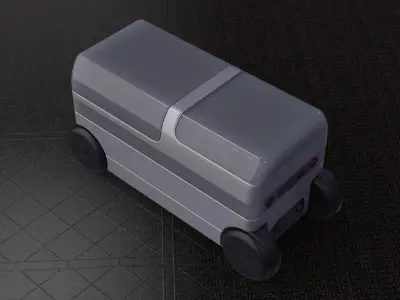 robotic vehicle delivery  3D model