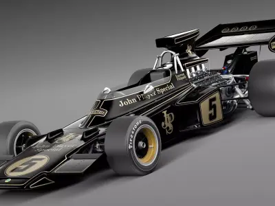 Lotus 72d John Player Special 1970-1975 3D model