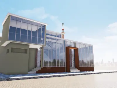 Mosque Konsultan Properti Indonesia 1 3D model