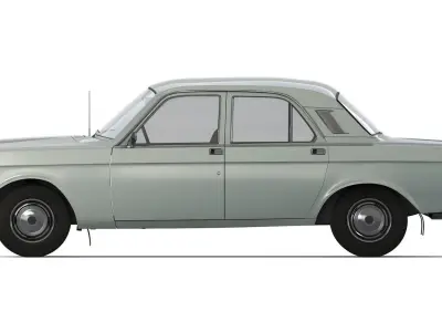 GAZ-24-10 Volga 1985 3D model