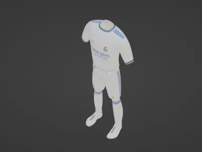 Real Madrid Sportwear Low-poly 3D model