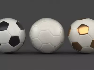 Soccer Ball 3D model 43