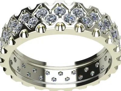 Womens Ring Ebish 3D print model