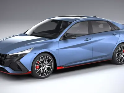 Hyundai Elantra N 2022 3D model