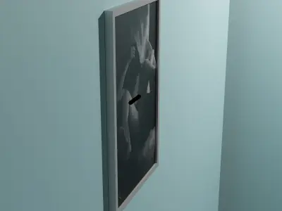 Painting - original Kiss of Eros Low-poly 3D model