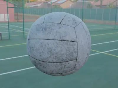 Volleyball Free low-poly 3D model