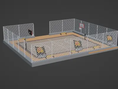 Basketball Stadium - Phoenix Suns Low-poly 3D model