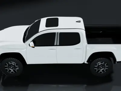 Toyota Tacoma Low-poly 3D model
