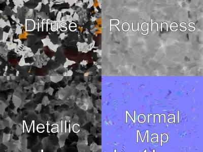 Robotic Sea Eagle with Carbon Fiber Wings and Thermal Sensors Low-poly 3D model