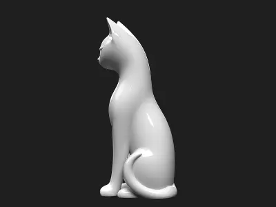 Cat Decoration 3D print model