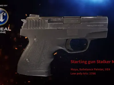 Stalker M906 Low-poly 3D model purchase