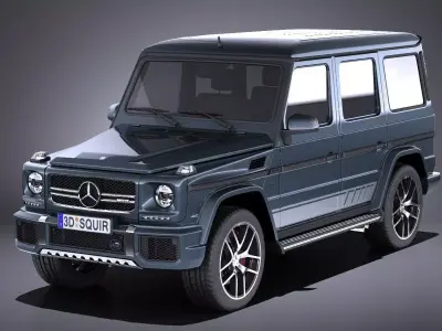 Mercedes-Benz G63 AMG 2017 VRAY 3D model