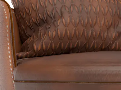 Arm chair 02 3D model