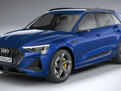 Audi e-tron S 2021 3D model