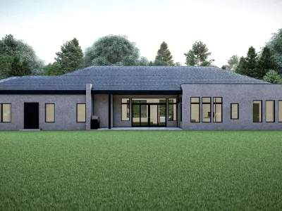 Modern House Number 11 - Stl-Dae file - 3d model Only 3D print model