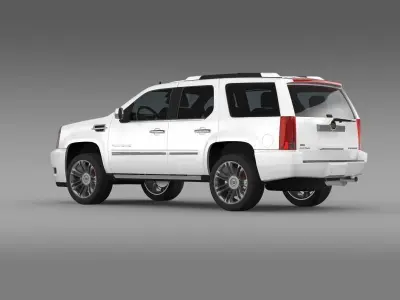 Cadillac Escalade Platinum 2011 3D model