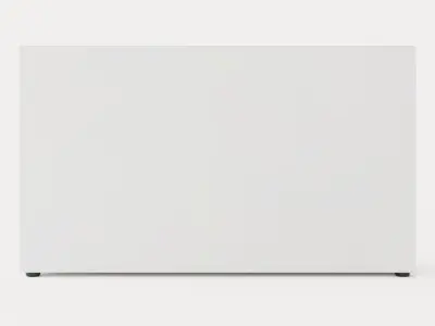 Pepe Agency 140 Cm 8 Boxes White Low-poly 3D model