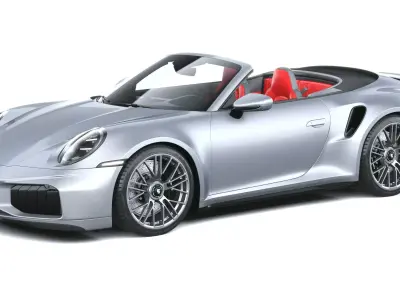 Porsche 911 Turbo S Cabrio 2026 3D model