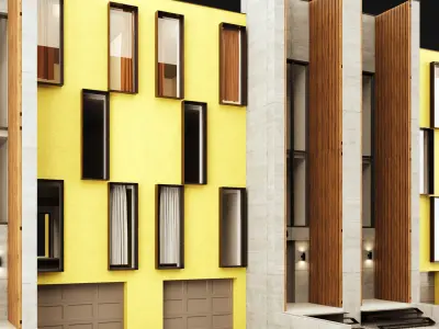 Town house 1 3D model