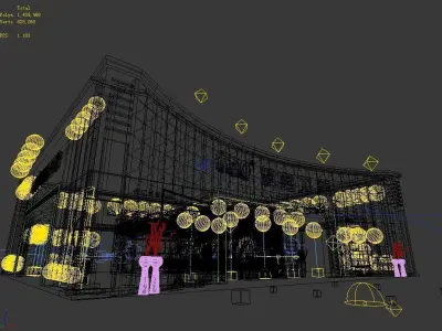 Exhibition - Area - 15X16-3DMAX2009-01 3D model