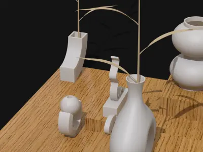 Nordic Vase Set 3D print model