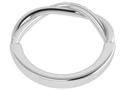 Diamond Twisted Ring 4473 3D print model