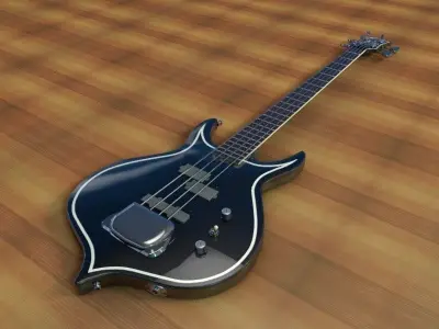 Cort Gene Simmons Bass 3D model