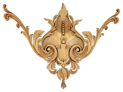 Decorative Ornamental 02 3D model
