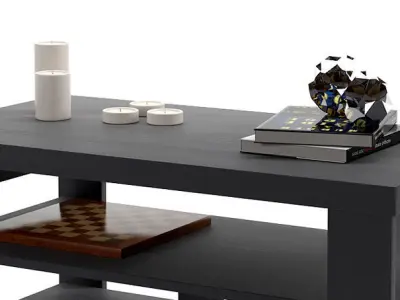 Table tv stand for living room 3D model