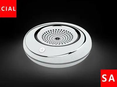 Car air purifier Low-poly 3D model