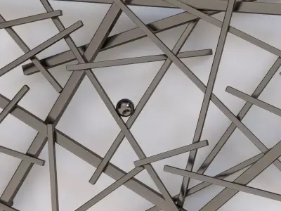 Jeff Owen Wall Sculpture artwork 3D model