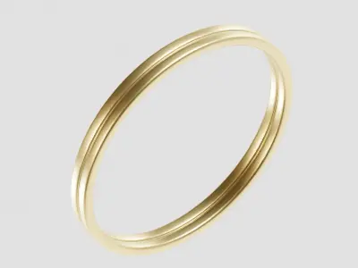 Ring 01 Low-poly 3D model