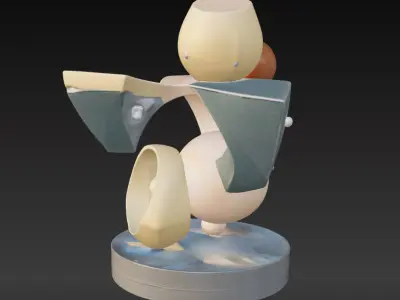 Postmodern Abstract Table Ornament 2 3D print model