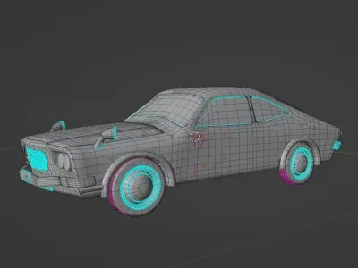 Mazda RX3 Savanna GT 3D model