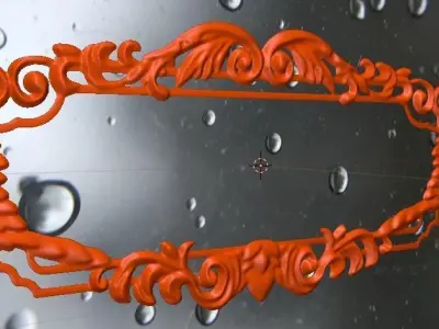 Mirror Frame Decor 3D print model buy