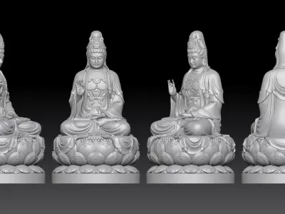 Guanyin   3D print model