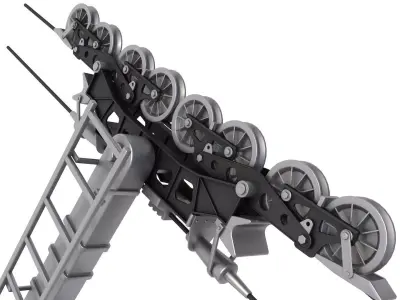 Cableway Cabin  3D model