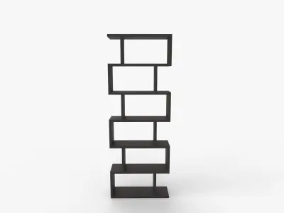 Hermoth Geometric Bookcase 3D model