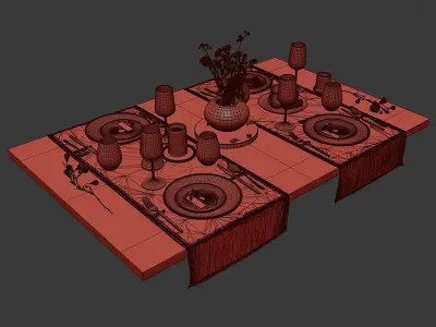 TABLEWARE set R2 3D model