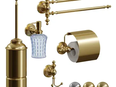 Bathroom Accessories Brillante by Boheme 3D model