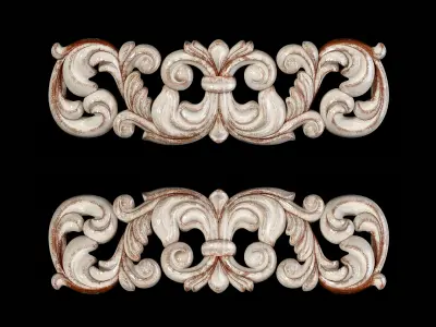 Classic carved 094 3D model