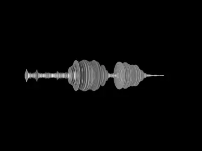 Stylized Waveform - Fresh 3D model