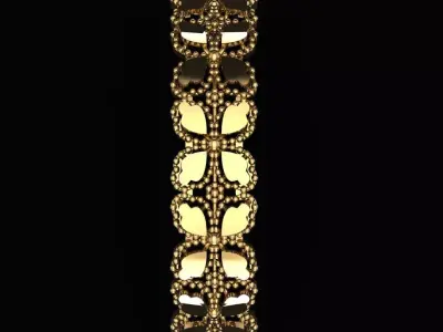 Arabic Tire Ring 3D print model